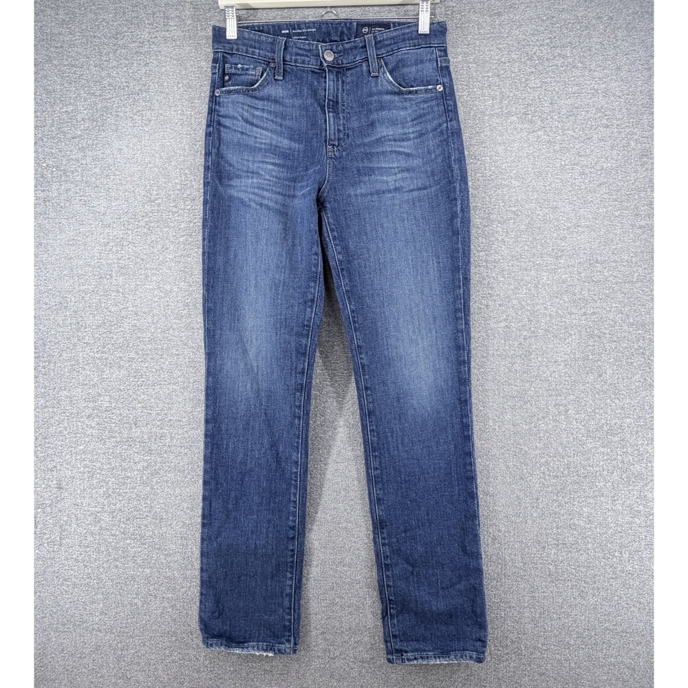 AG Adriano Goldschmied Mari Mid Rise Jeans Women Size 28 Blue Denim Casual